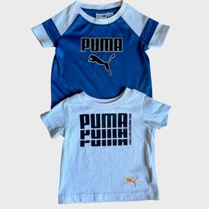 Puma White and Blue Baby T-Shirt Bundle size 0-3 M